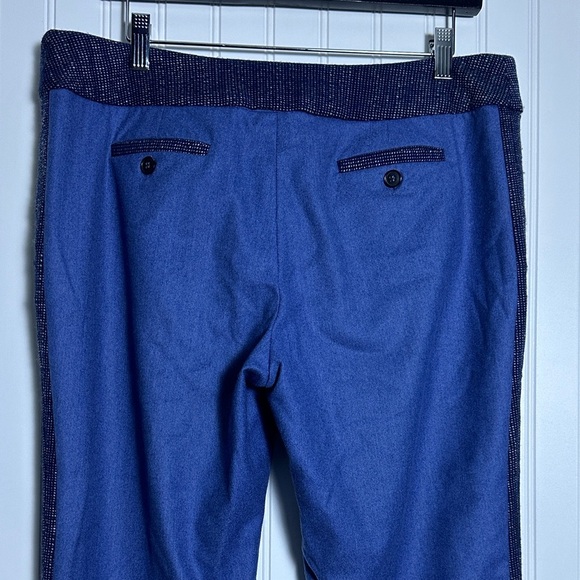 Women’s Blue Pants Billy Reid size 8 Pockets Zipper Business Casual - Picture 4 of 13